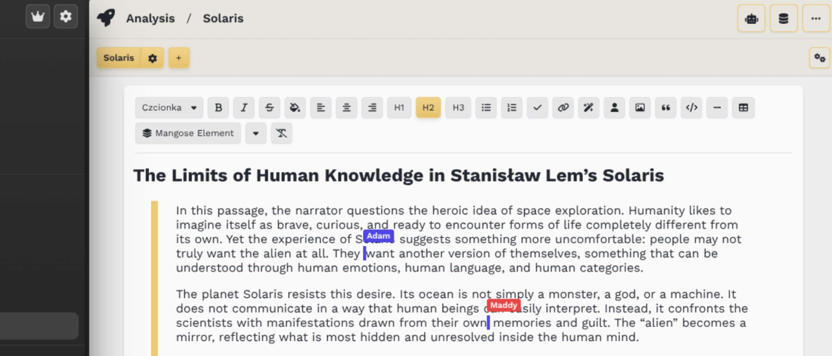 Notes feature preview